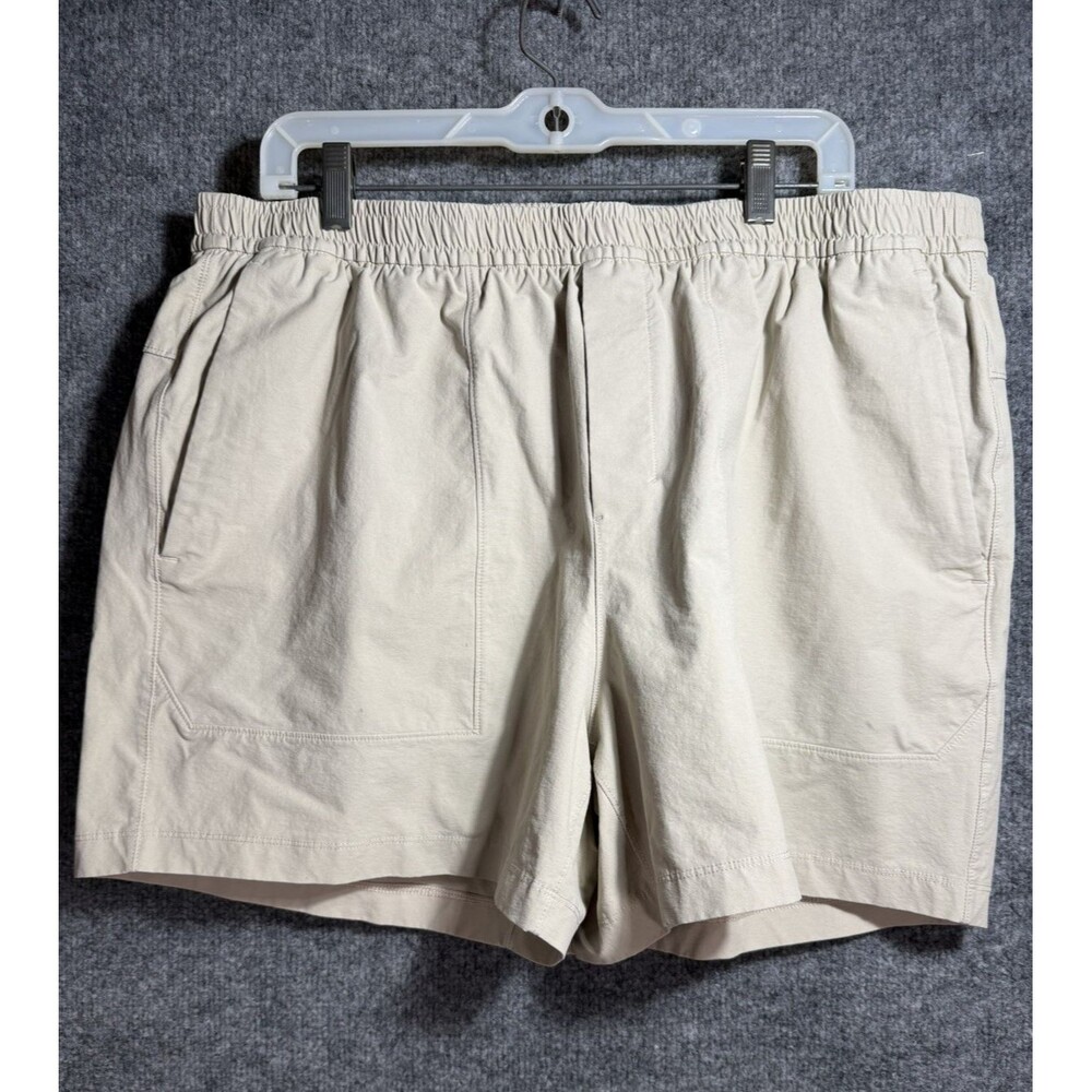 Lululemon Bowline Short Versa Twill Mens XXL Khaki Tan Casual Stretch Shorts